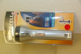 DURACELL Taschenlampe, silber und in OVP