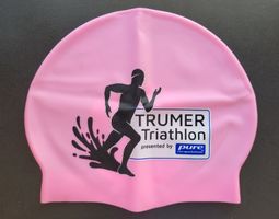 Badekappe rosa "Trumer Triathlon"