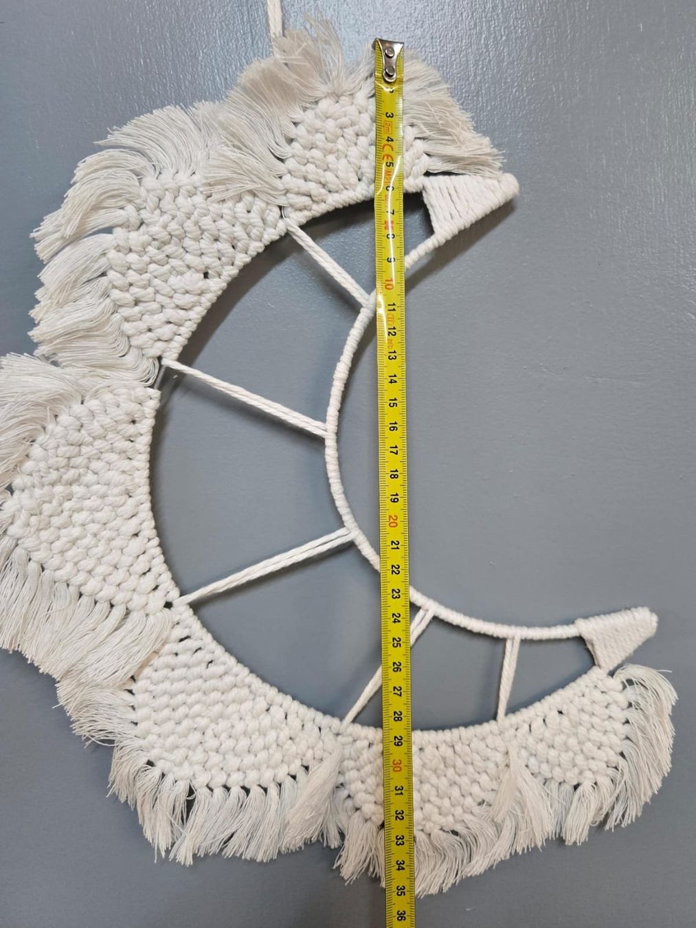 Tutte le decorazioni: Makramee Mond Wandbehang, Boho Deko,Handarbeit ! – Nuovo (secondo la descrizione) da Rheinsulz venduto da Gilea 2