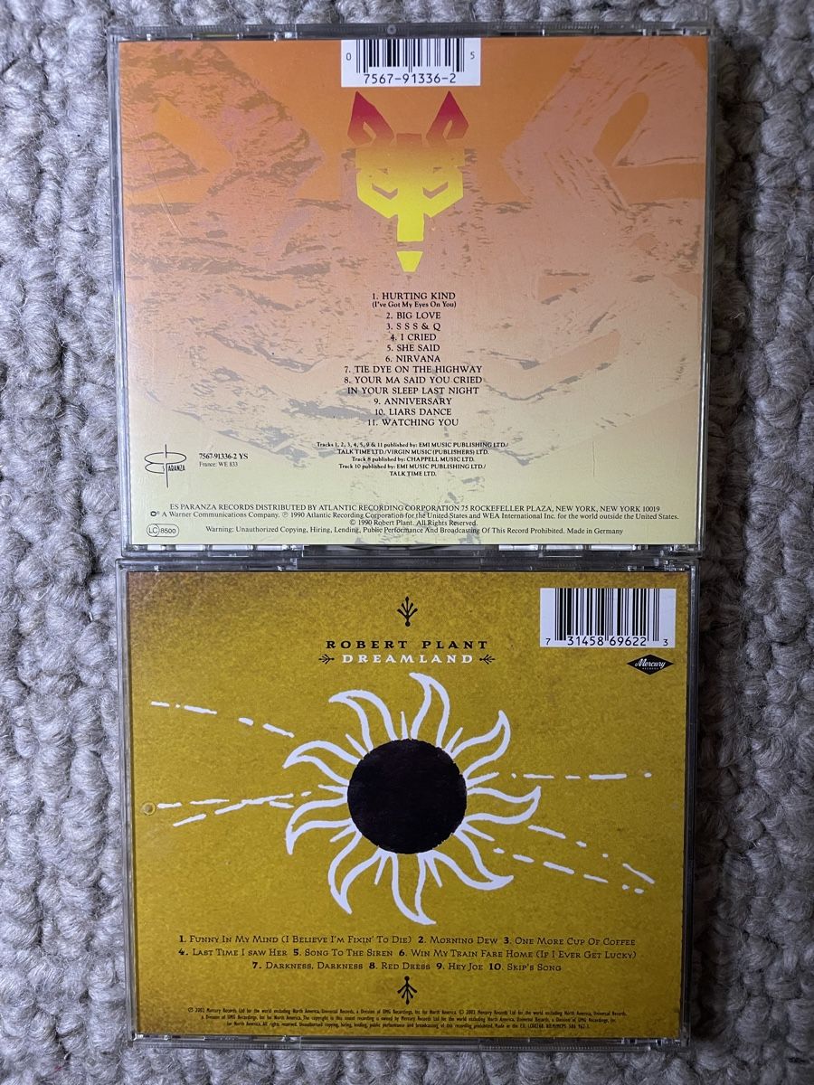 CDs: 2x Robert Plant – Gebraucht aus Reinach AG von trigger7811 1