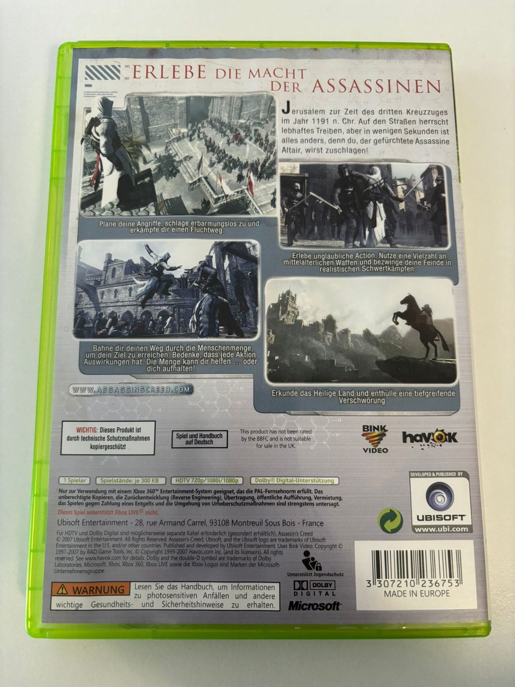 Spiele: Assassin's Creed (XBOX 360) – Gebraucht aus Herisau von Seyashop1 2