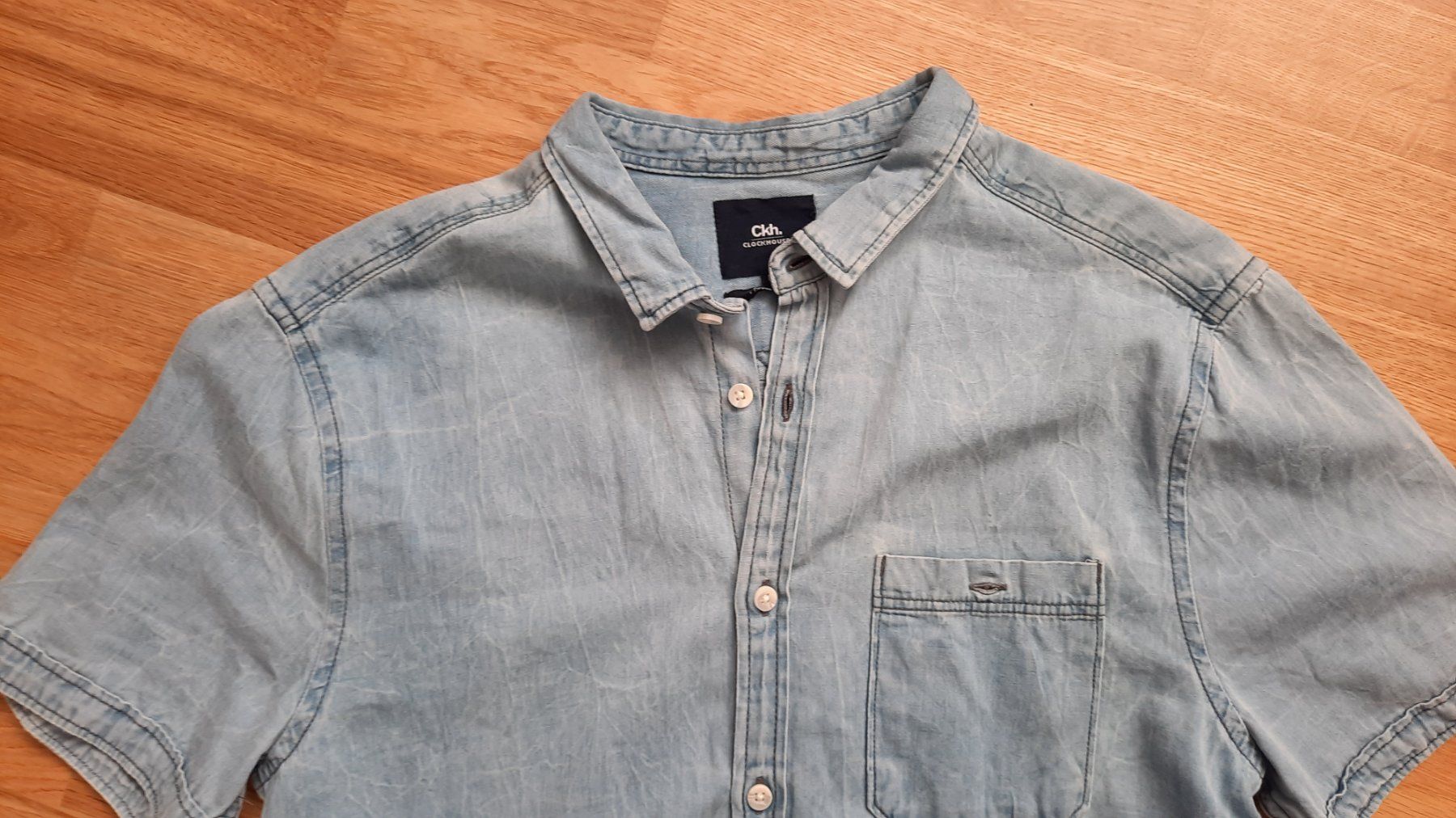 C&A Camicie, T-shirt & Polo: ***Clockhouse*** Jeanshemd M – Usato da Wädenswil venduto da H2H_Secondhandshop 4