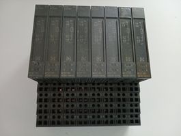 8 x Siemens Simatic ET200S 4DI DC 24V / 6ES7131-4BD01-0AA0