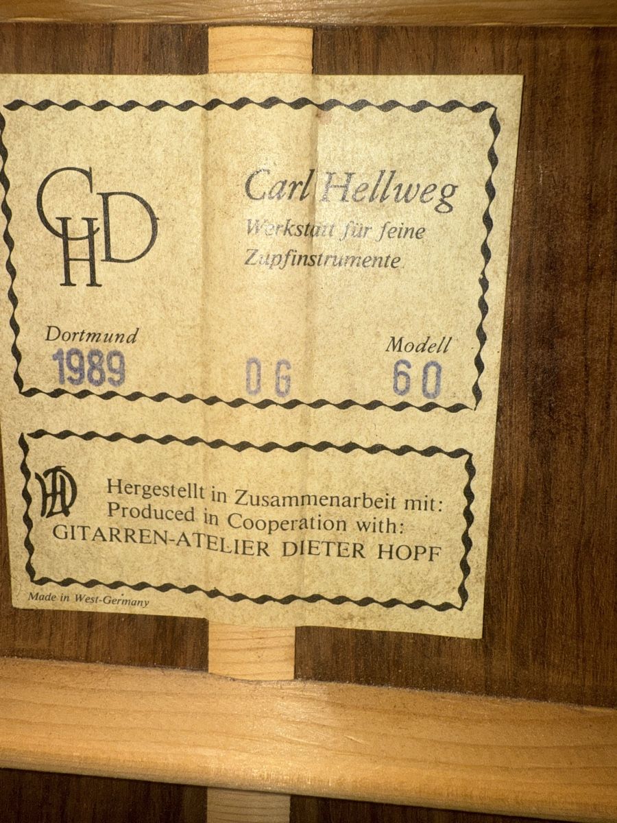 Strumenti musicali: Carl hellweg oktavengitarre  – Usato da Strengelbach venduto da HeidiHeidi09 3