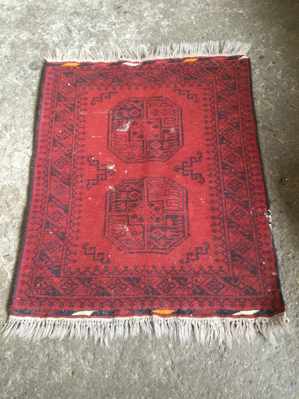 Tappeti: Kleiner gebrauchter Teppich Typ Afghan – Usato da Wangen SZ venduto da kuriosum12 4
