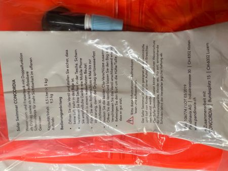NEU DryBag oder Schwimmbohe Concordia orange, 8.5 Liter