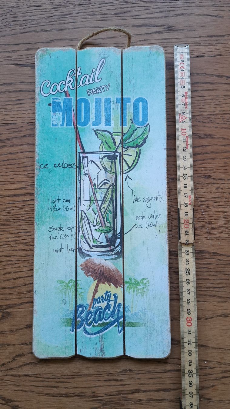 Tutte le decorazioni: Holzschild "Mojito" – Usato da Hirzel venduto da larissagschwend