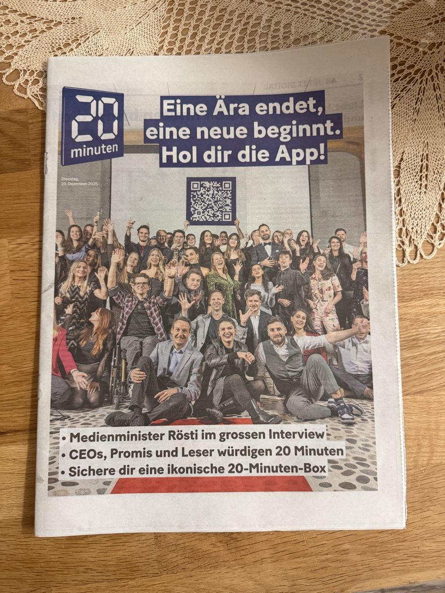 Riviste & Magazine: 20 Minute Zeitung – Usato da Winterthur venduto da Af1976