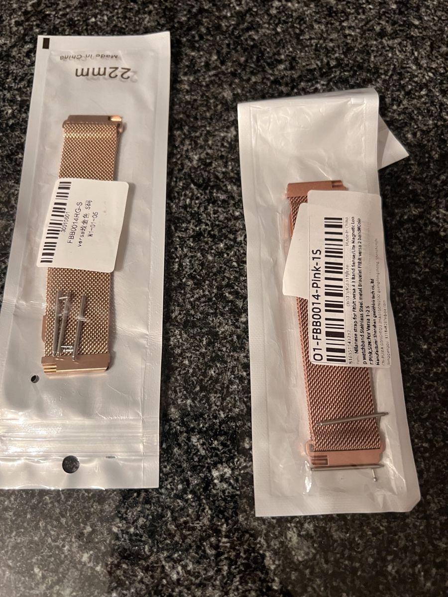 Bracciali & Braccialetti: Fitbit Armbänder Versa 2 , 22mm, Neu & ungebraucht! 3er Set – Nuovo e nell'imballaggio originale da Winterthur venduto da ChicMarkt 4