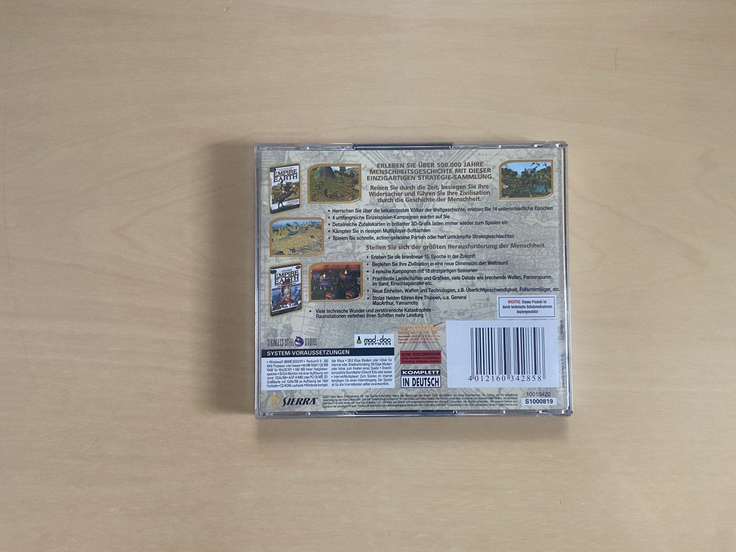 Giochi: Empire Earth Collection (PC) | 2 CDs im Slim-CD-Case – Usato da Niederrohrdorf venduto da mae_f6f9 1