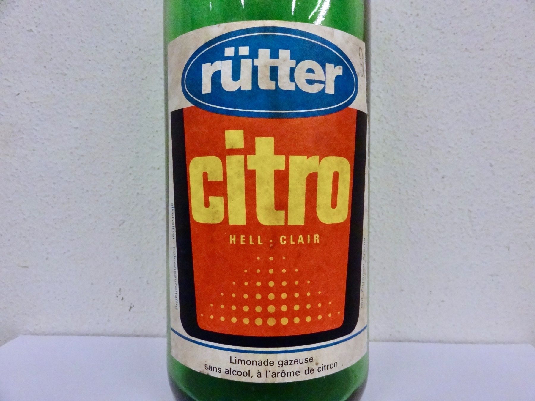 Gläser, Krüge & Flaschen: alte Flasche RÜTTER CITRO HELL 1969 ST. ERHARD – Gebraucht aus Kerzers von Flaschenposten 3