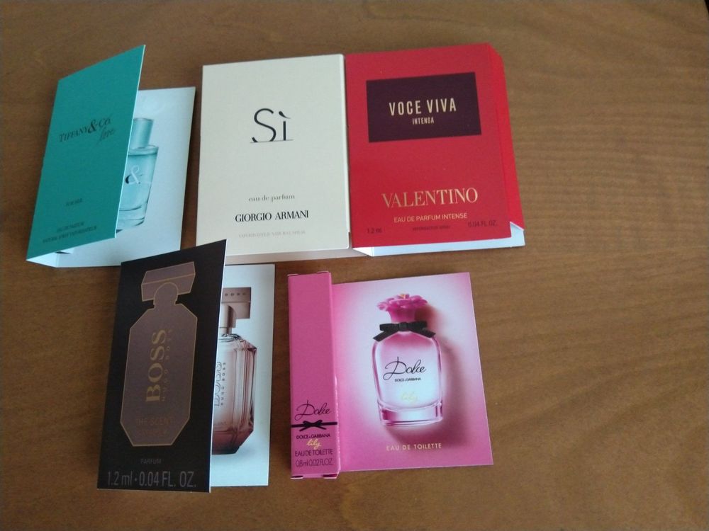 TIFFANY-HERMES-GIVENCHY-CHANEL Proben (Neu und originalverpackt) in ...