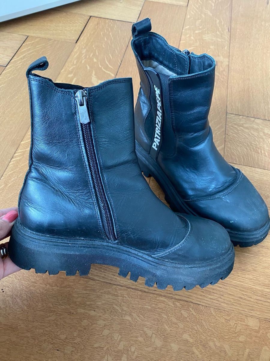 Scarpe per ragazze: Patrizia Pepe Winter Boots, Schwarz, Grösse 38 – Usato da Basel venduto da mingebrand 1