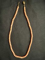 Collier Halskette Koralle Engelhaut 48cm