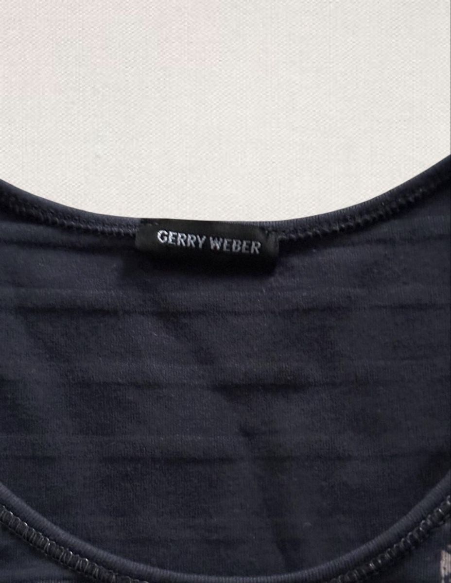 Gerry Weber Top: Gerry Weber Langarmshirt schwarz gemusterte – Nuovo (secondo la descrizione) da Wohlen AG venduto da jes_9c79 1