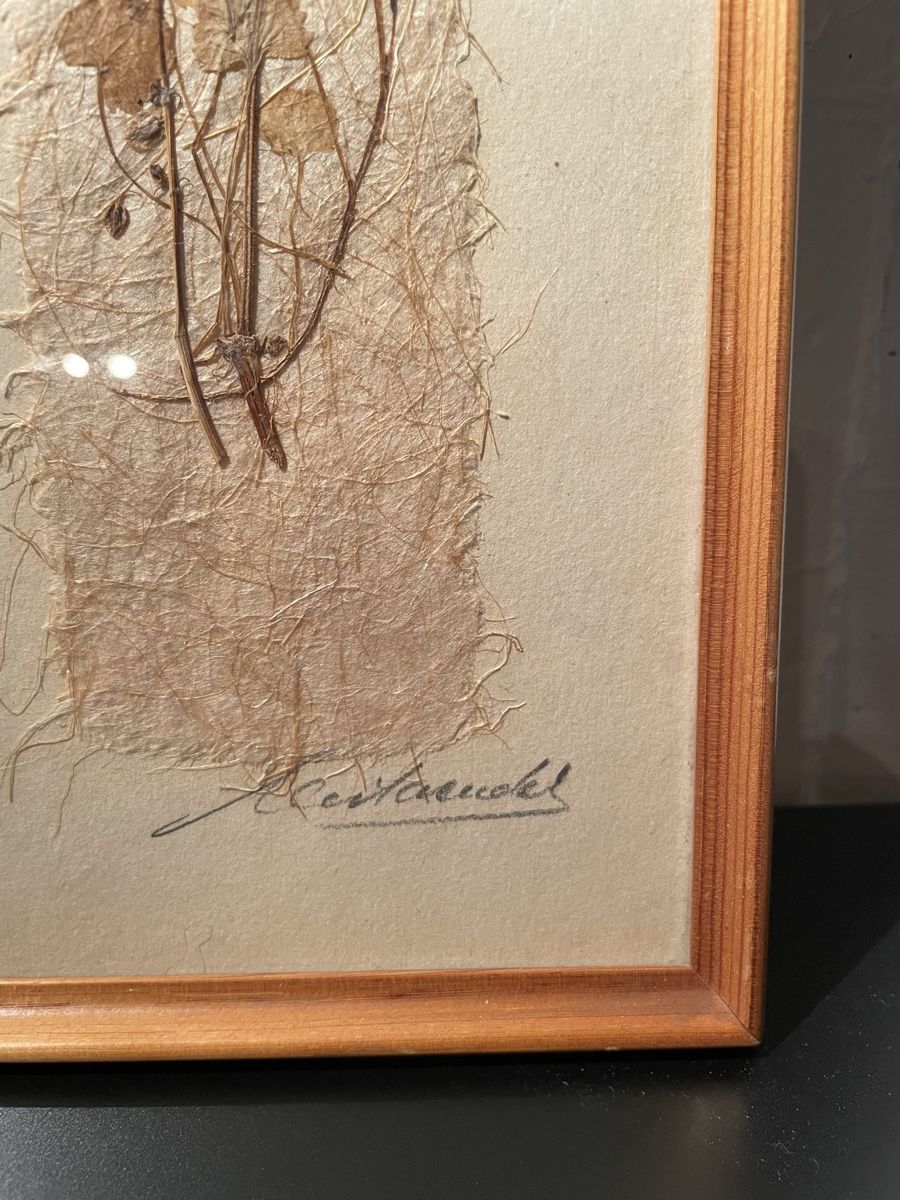 Poster & Bilder: Original Relly Mailaender Trockenblumen Bild gerahmt – Gebraucht aus Dietlikon von VintageStudioZurich 4