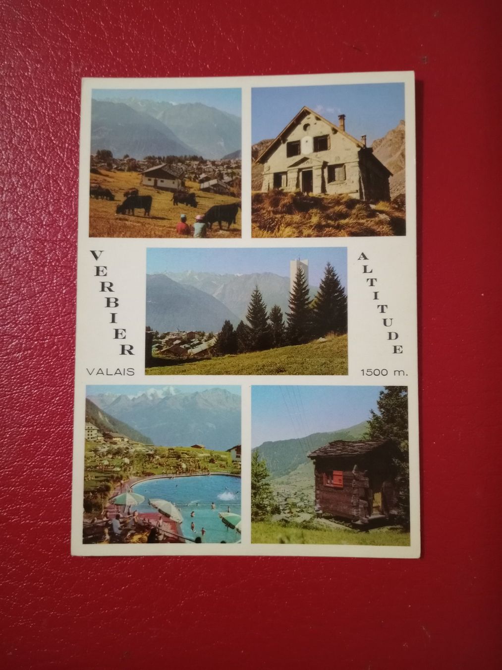Ansichtskarten: Verbier Wallis mehrbildrig 1968 – Gebraucht aus Küttigen von Melisch1000