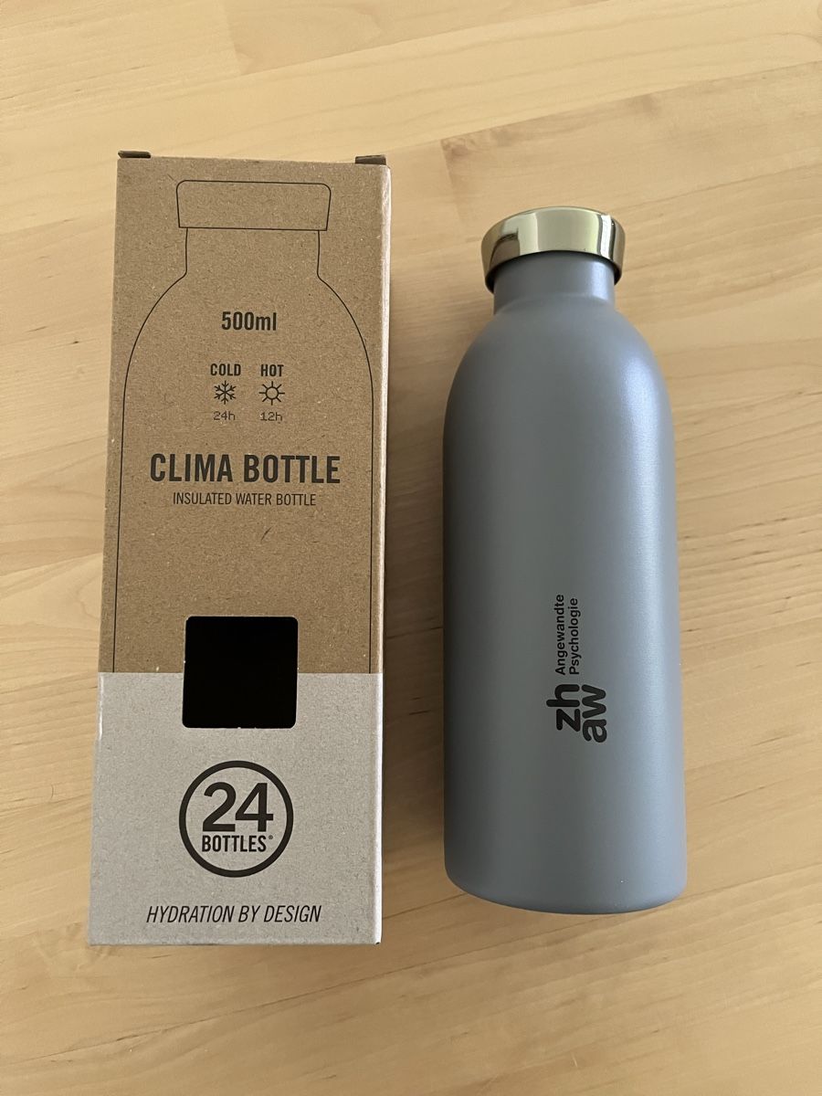 Borracce & Thermos: 24 Bottles Clima Bottle, 500ml, Grau, Neu – Nuovo e nell'imballaggio originale da Dielsdorf venduto da RetroMeister 2