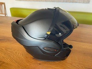 Caschi & visiere: Motorradklapphelm SCORPION Exo-Tech EVO mit Cargo Freecom – Usato da Hitzkirch venduto da garnetti64 5