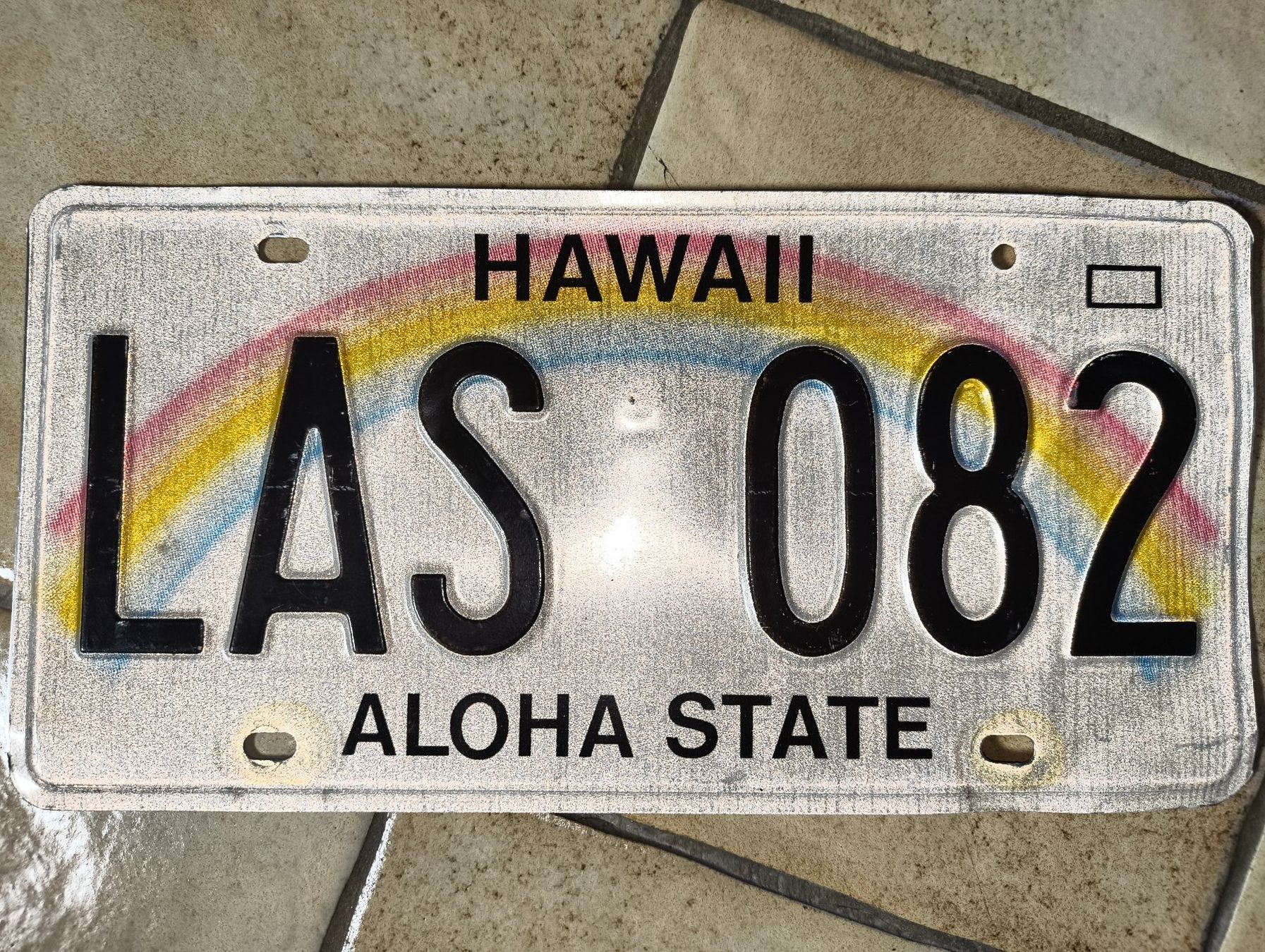 Insegne: Plaque USA Aloha State – Usato da Romanel-s-Lausanne venduto da rap_y9g5
