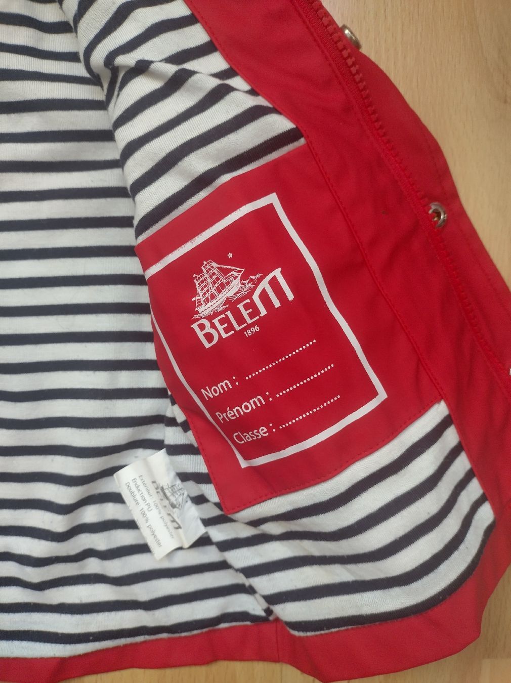 Giacche & Cappotti: Übergangsjacke Belem Rot mit Streifenmuster – Usato da Brig venduto da i1i_6r6t 2