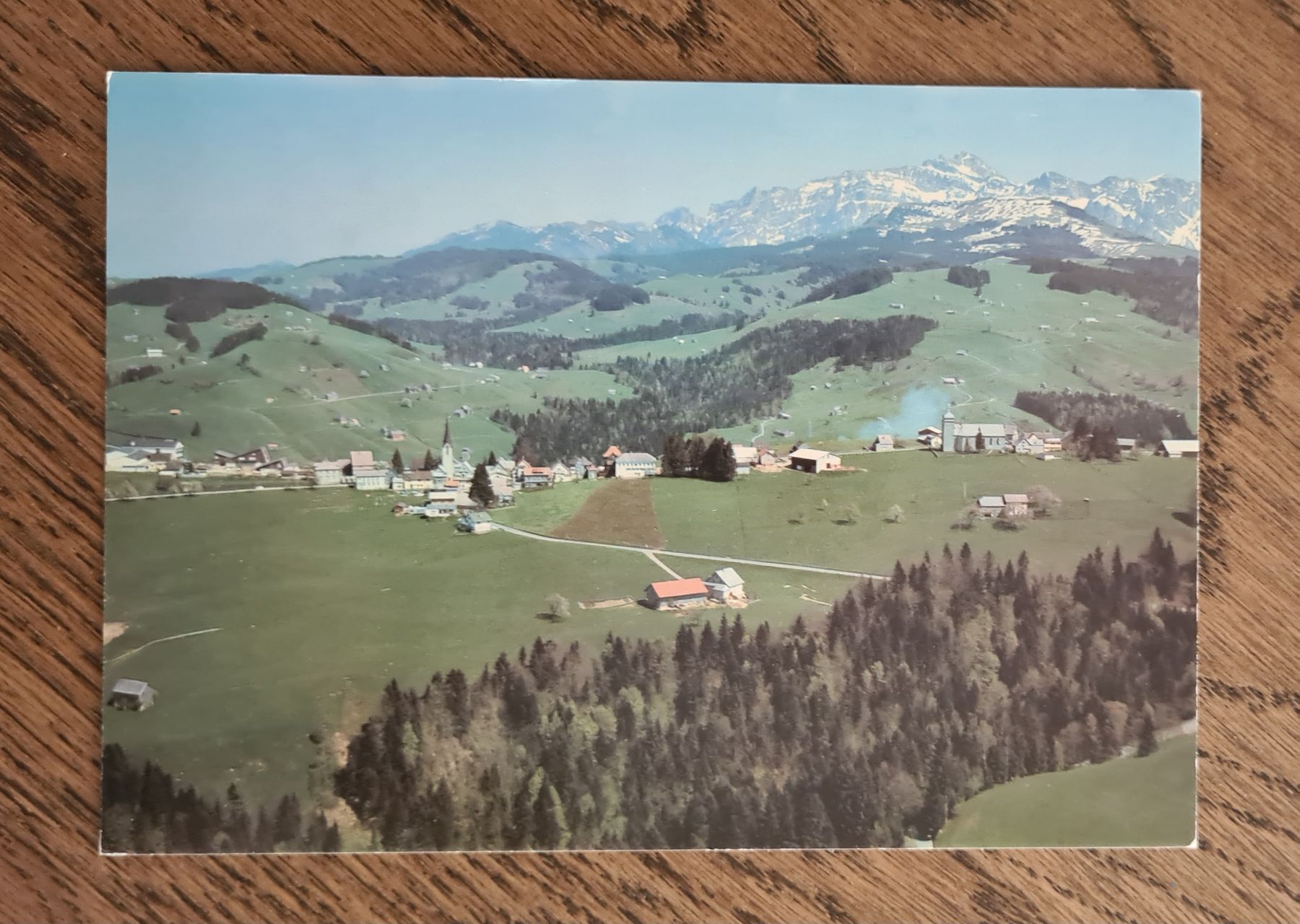 Ansichtskarten: Flugaufnahme Kurort Hemberg 1972 – Gebraucht aus Ebikon von Donar50