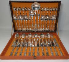 Achille Princet Vintage Besteck 51-tlg. für 12 Personen
