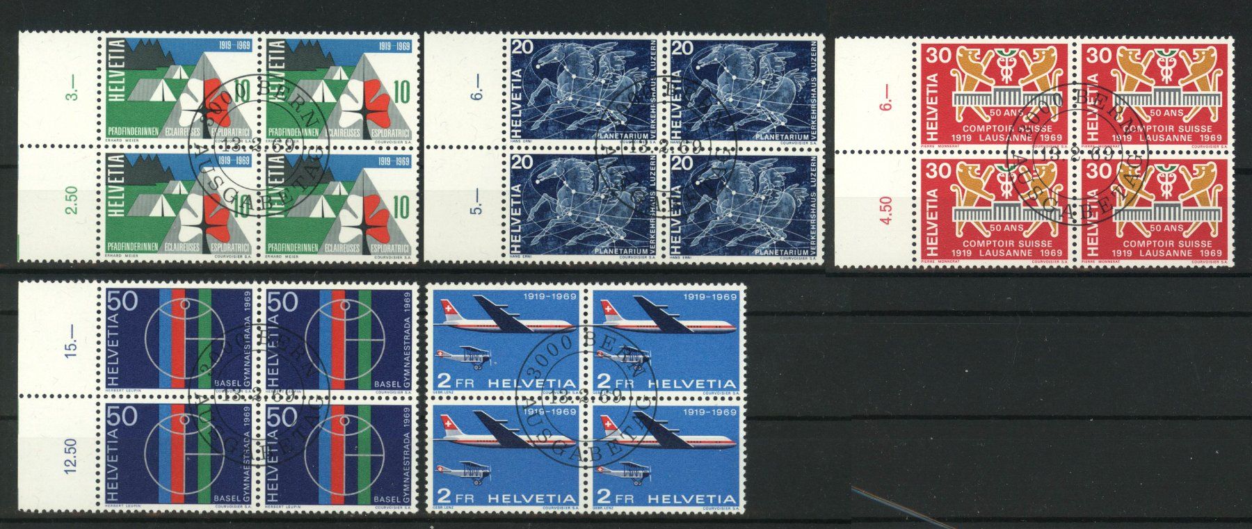 Tutti i francobolli: 1969, Sonderpostmarken I, ET – Usato da Willisau venduto da Vollstempel