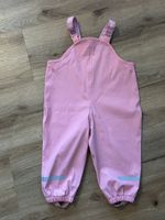 Regenhose Latzhose Grösse 86 rosa gebraucht aber gut