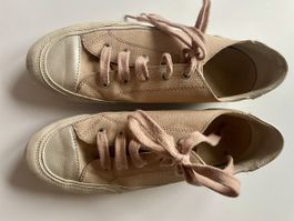 GEOX Sneaker Gr. 39 beige/lachs/silber
