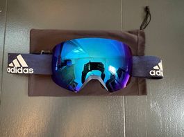 Adidas Skibrille / Snowboardbrille, verspiegelt