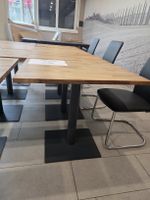 8 BISTROTISCHE EICHE MASSIV 60x80cm im Set 600.- 