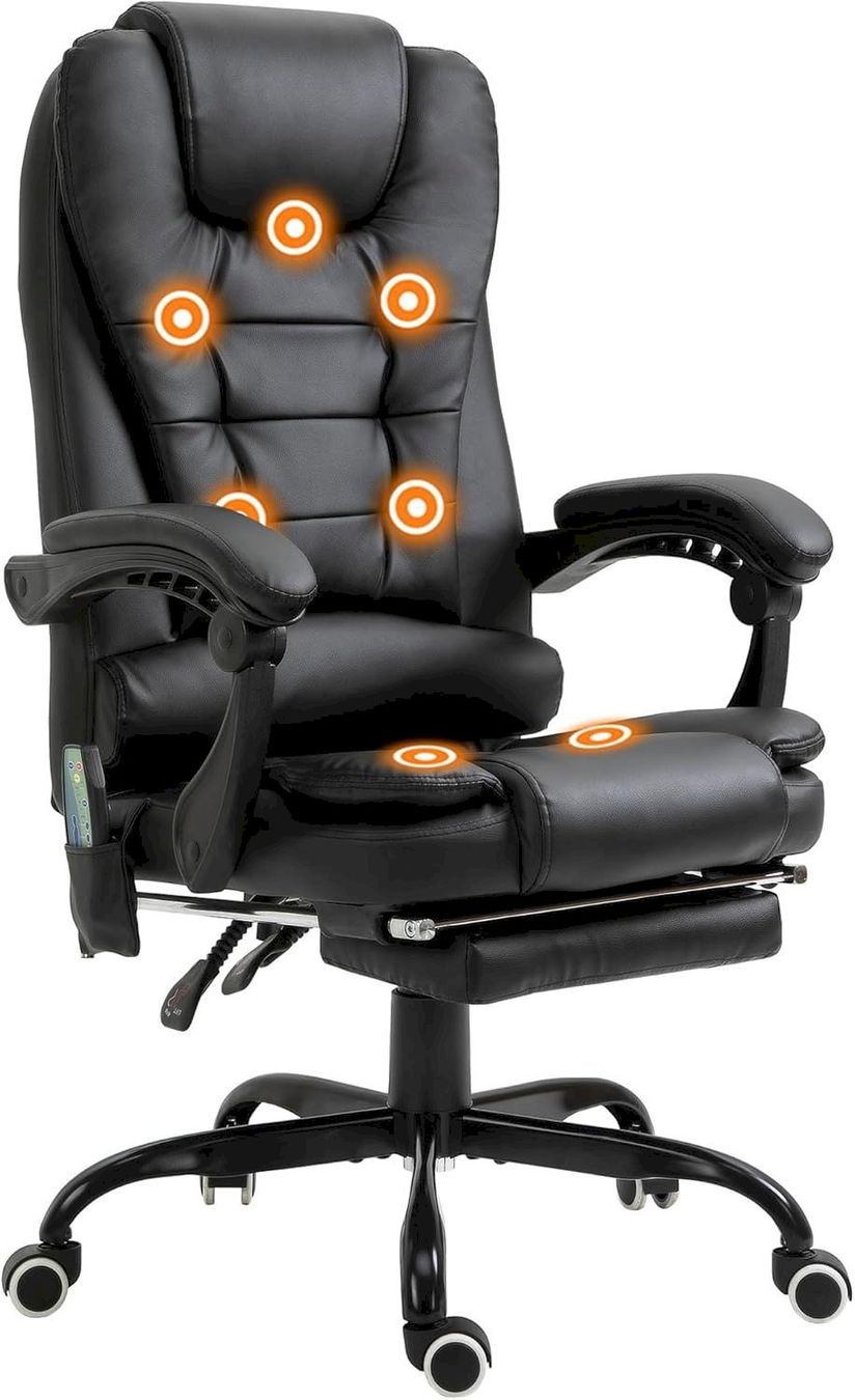 Sedie per ufficio: Bürostuhl mit 7 Punkt Massage schwarz – Nuovo e nell'imballaggio originale da Bottighofen venduto da zaap