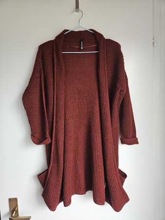 Chicoree Strickjacke in Rostrot