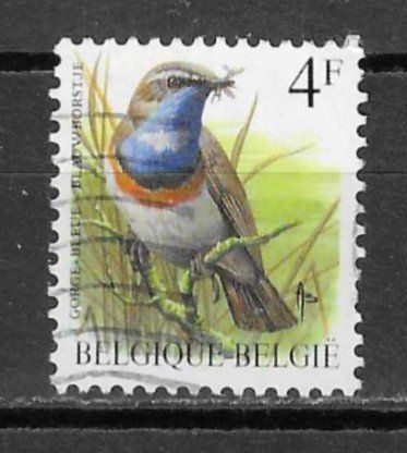 Timbre Belgique thème oiseaux:1989 -4f (D'occasion) à Muraz (Collombey ...