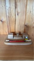 Tintenfass Set Antik Holz, Federhalter, Pelikan Tinte