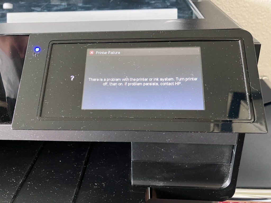 Hewlett Packard Drucker: Drucker HP Officejet Pro 8620 defekt – Defekt aus Fislisbach von Promo 3