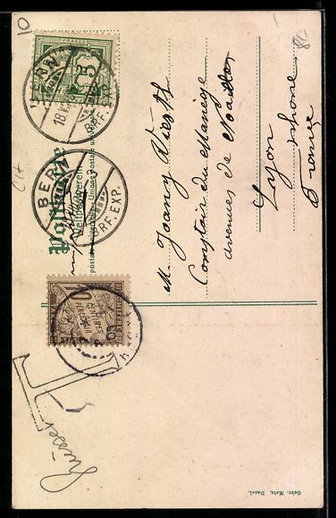 Cartes postales: Bern, Buchstabe B, Bundesgebäude, Total – D'occasion à Berlin par bartko-reher 1