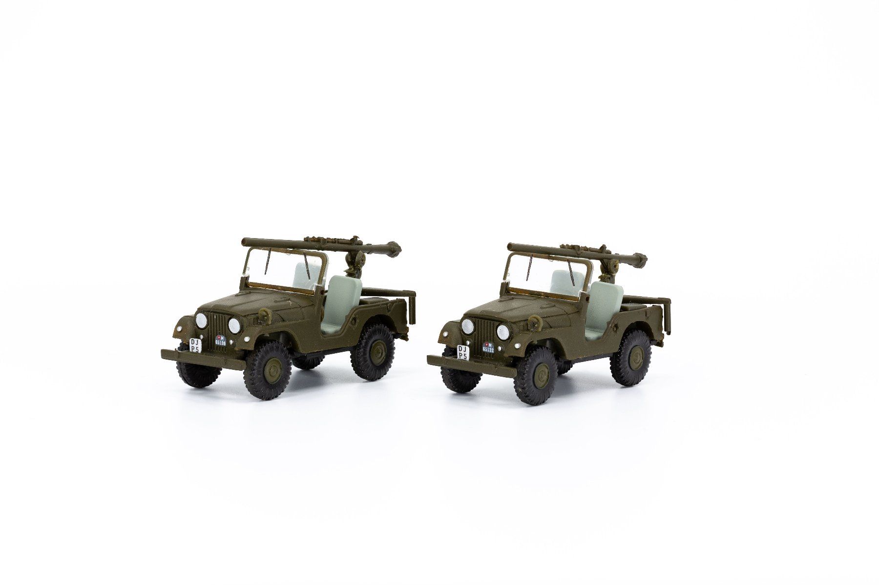 Kit di modellismo & Modellini statici: ACE 5106 Set 2 Willys Jeep PAK58 Schweizer Armee – Nuovo e nell'imballaggio originale da Derendingen venduto da Benfis