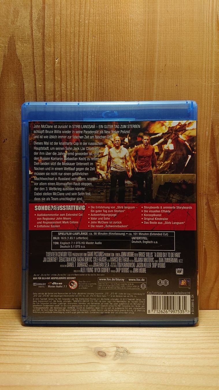 Tutti i DVDs: STIRB LANGSAM ein guter Tag zum sterben Blu-Ray – Usato da Wilderswil venduto da Exebub 1