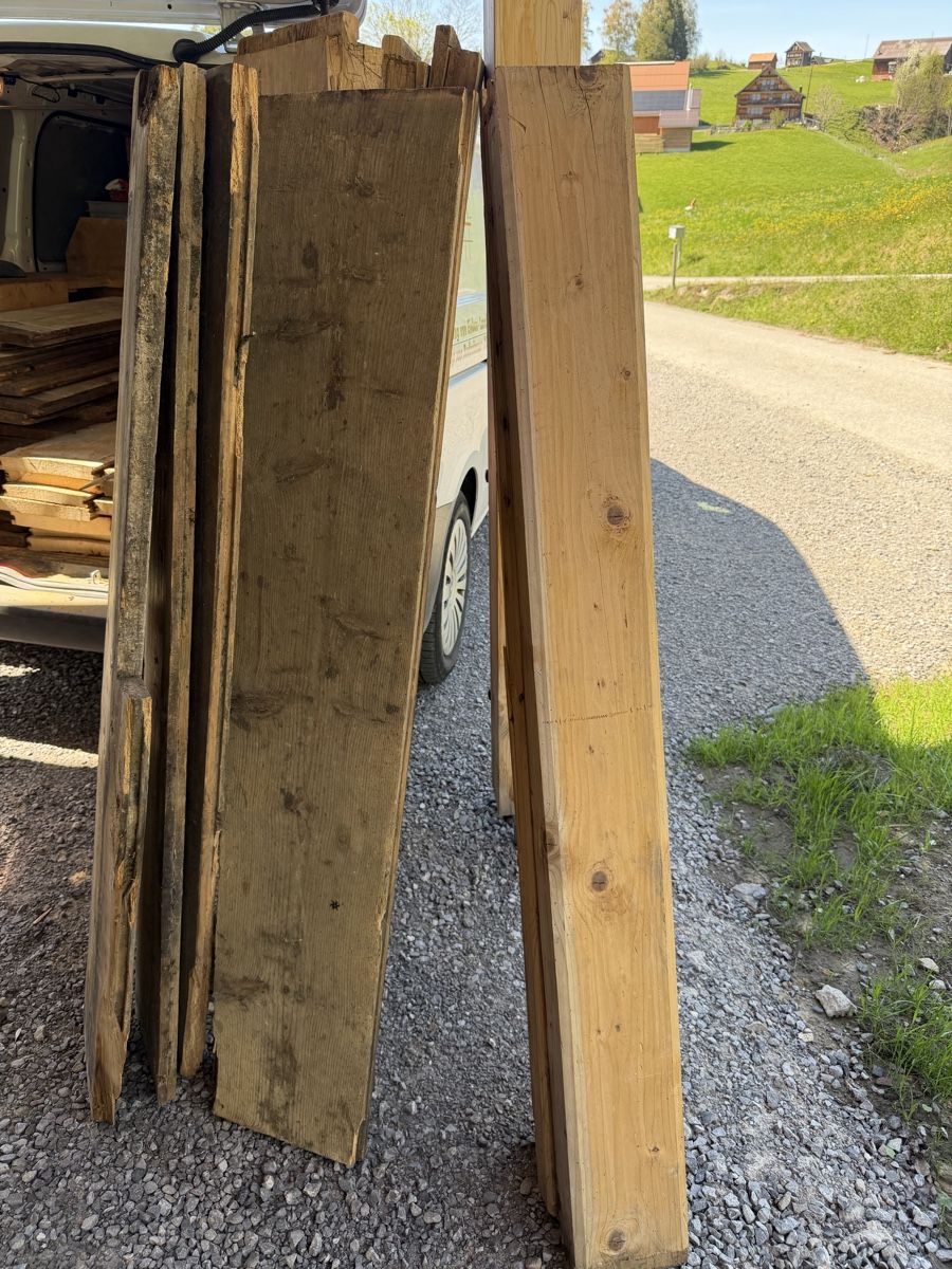 Holzartikel: Altholz Bretter wurmfrei – Gebraucht aus Neu St. Johann von skodagolf 1
