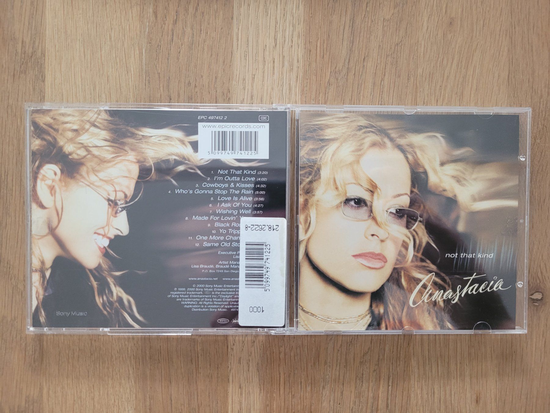CDs: CD Anastacia - Not That Kind, 2000 – D'occasion à Nebikon par Harley-Davidson01