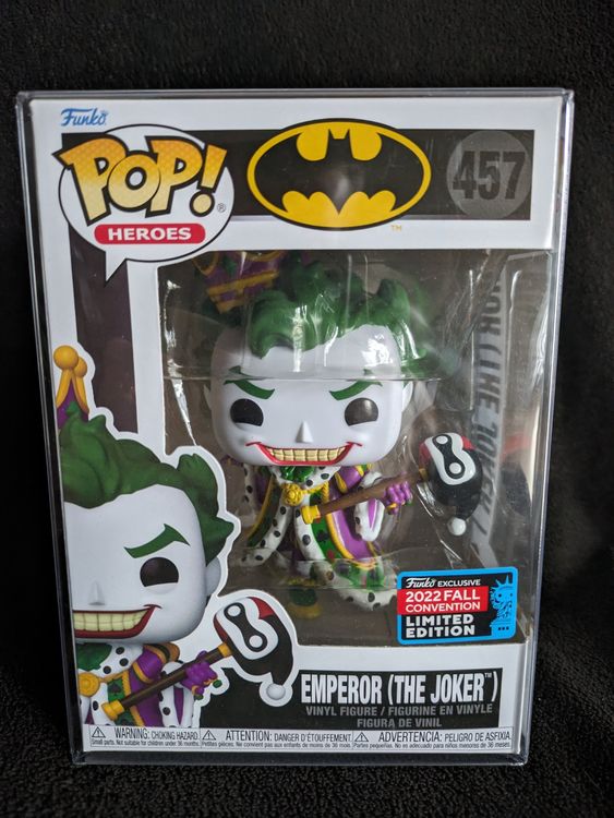 Funko Pop Heroes Batman Emperor (The Joker) #457 Figure 2022 NYCC Exclusive LE