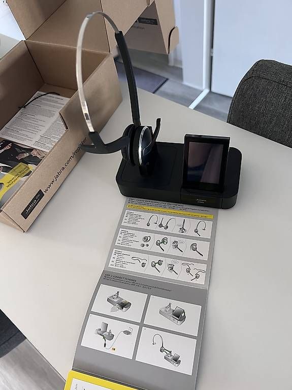 Cuffie: Jabra PRO 9470 Wireless Headset mit Ladestation  neuwertig – Usato da Neftenbach venduto da pationline 1