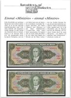 2 Banknoten Brasilien