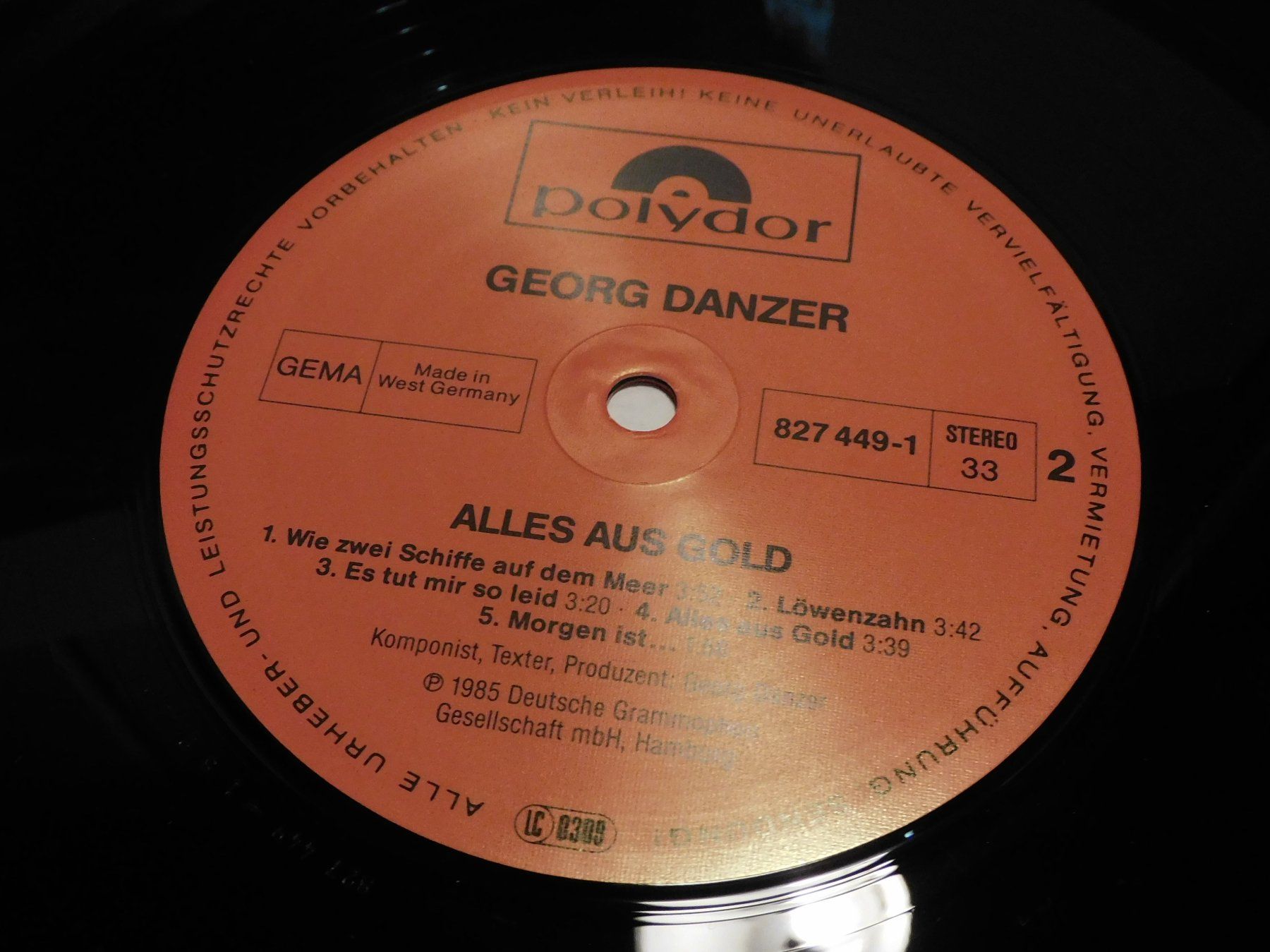 Dischi in vinile: LP Schallplatte 1985 Georg Danzer - Schallplatte – Usato da Sursee venduto da 76 2