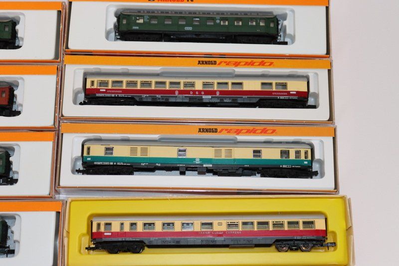 Rapido Modellini di ferrovie: 8 Rapido Wagen ( 502 ) – Usato da Kerzers venduto da Winu64 2