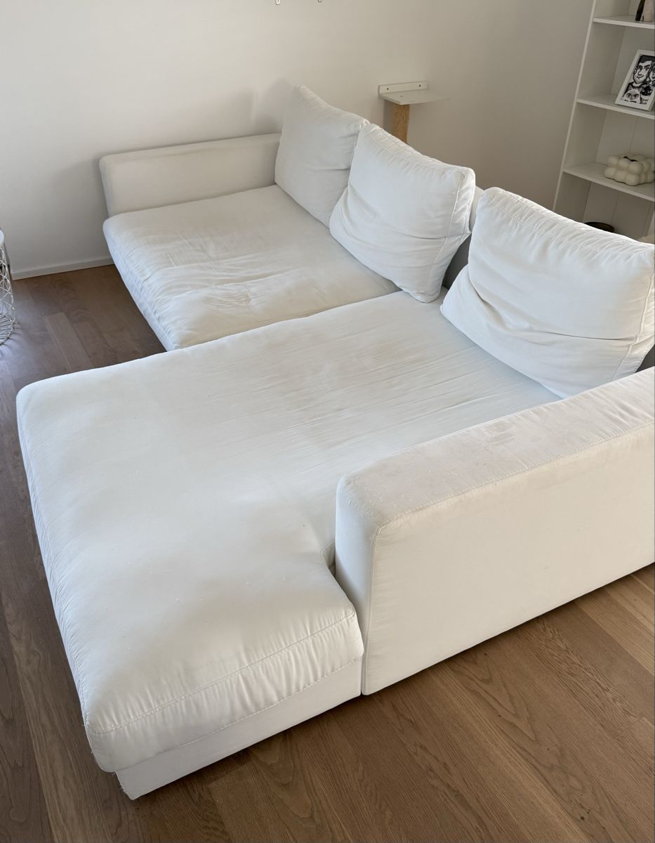 Sofas: Ecksofa Micasa weiss Stoff gebraucht  – Gebraucht aus St. Gallen von cor_gx7j 4