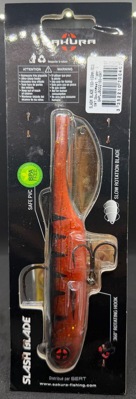 Appâts: Sakura Slash Blade 15 cm - SouthWest Tiger – Neuf avec emballage d'origine à Widnau par Fishingtackle_Oggy 1
