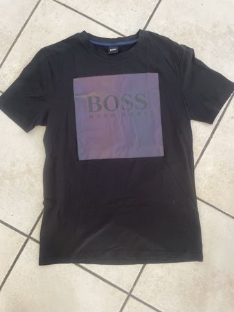 Neues Hugo Boss T-Shirt, Schwarz, Grösse S